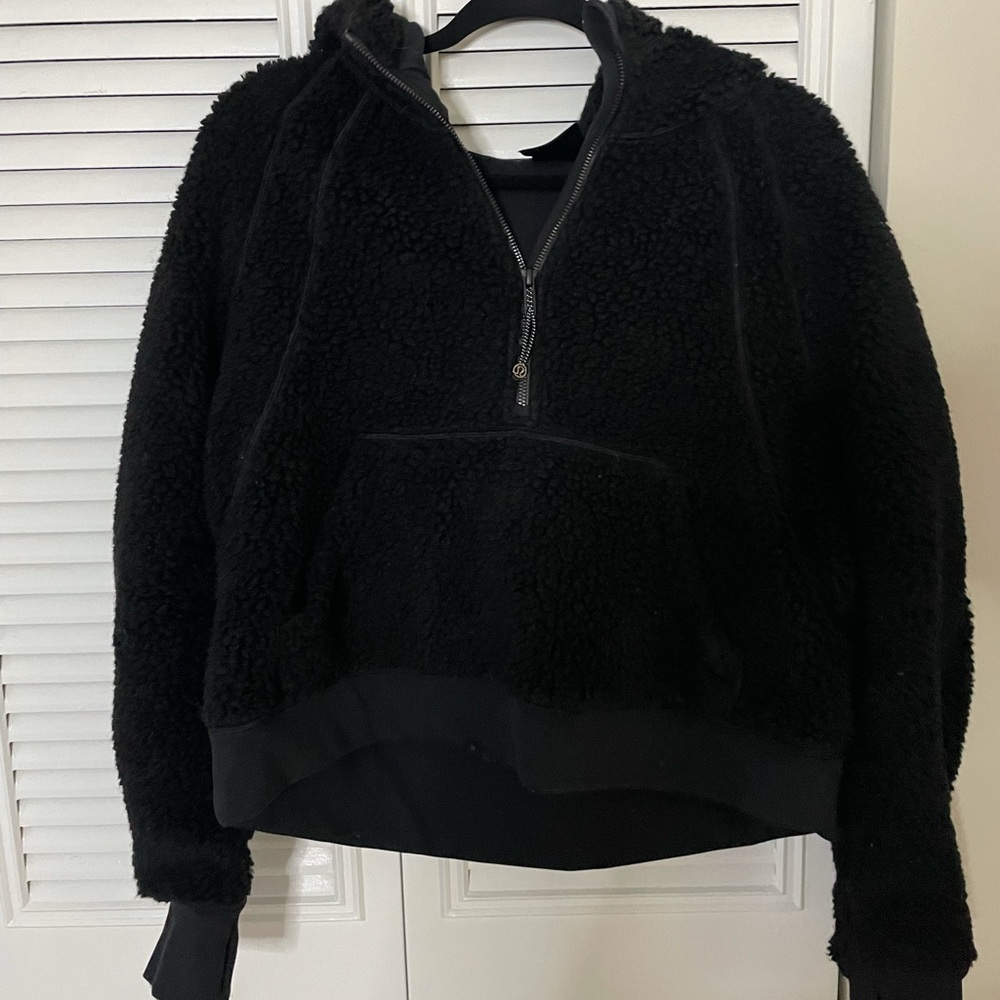 Scuba oversized Sherpa 1/2 Zip size M/L